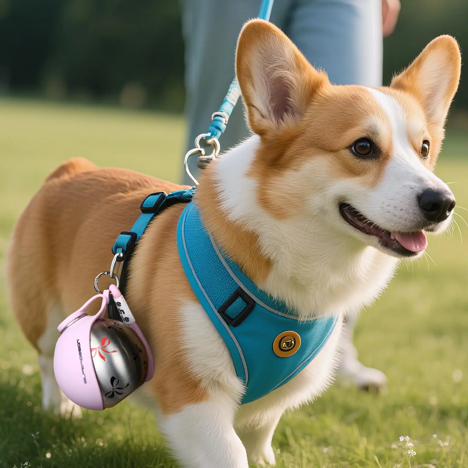 2-in-1 Tragbare Hundewasserflasche für Kleine Hunde - Auslaufsichere – Bild 6