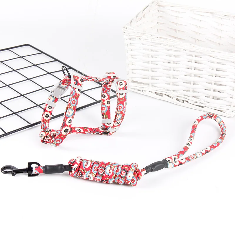 Katze Hund Kragen Harness Leine Einstellbare Haustier Traktion Katze – Bild 4