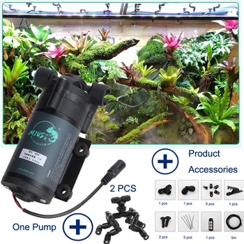 Reptilien Fogger Mist Sprinkler Regenwald Tank 360° verstellbares Aquarium Aquatic Pet Misting System