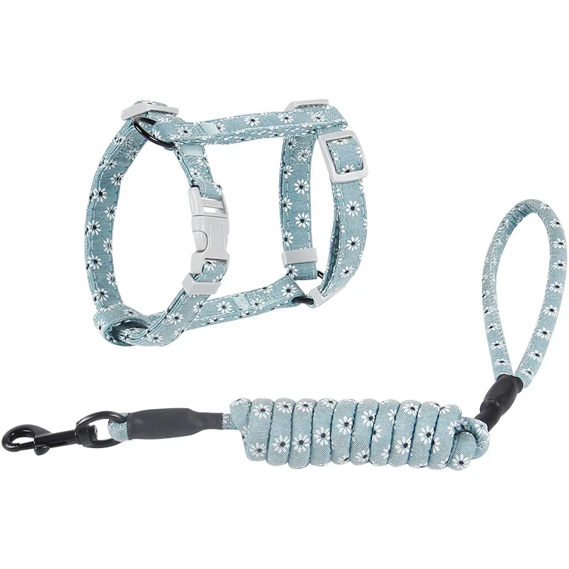 Katze Hund Kragen Harness Leine Einstellbare Haustier Traktion Katze – Bild 6