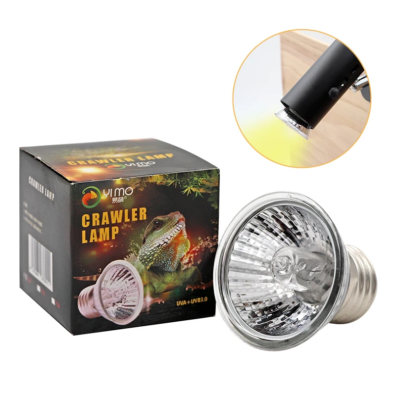 Reptilienlampe 25/50/75 W UVA + UVB 3.0 Haustier-Wärmelampe Schildkröte Sonnen UV-Glühbirnen Amphibien