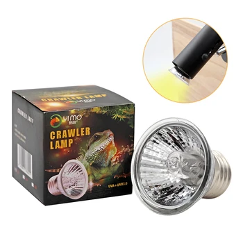 Reptilienlampe 25/50/75 W UVA + UVB 3.0 Haustier-Wärmelampe Schildkröte Sonnen UV-Glühbirnen Amphibien
