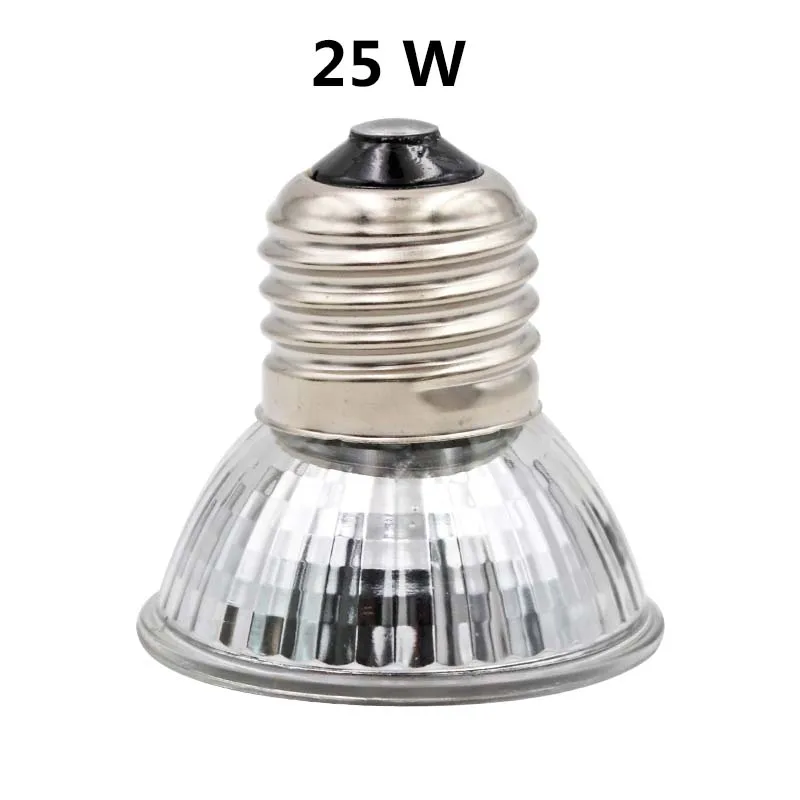 Reptilienlampe 25/50/75 W UVA + UVB 3.0 Haustier-Wärmelampe Schildkröte Sonnen UV-Glühbirnen Amphibien