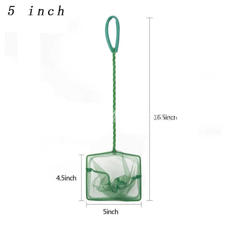 Tragbare Fisch Net Lange Griff Aquarium Zubehör Aquarium Landung – Bild 4