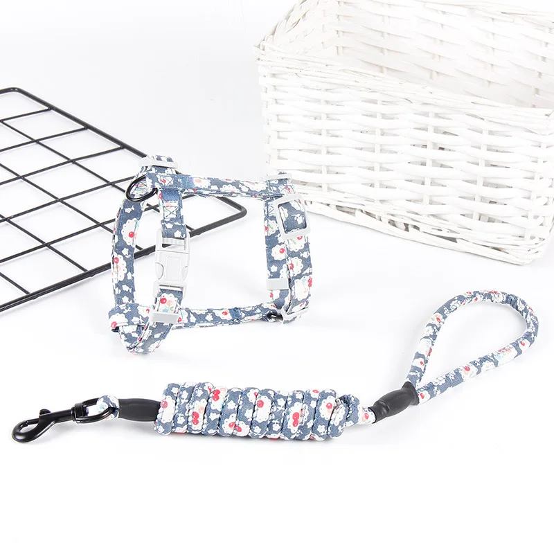 Katze Hund Kragen Harness Leine Einstellbare Haustier Traktion Katze – Bild 3