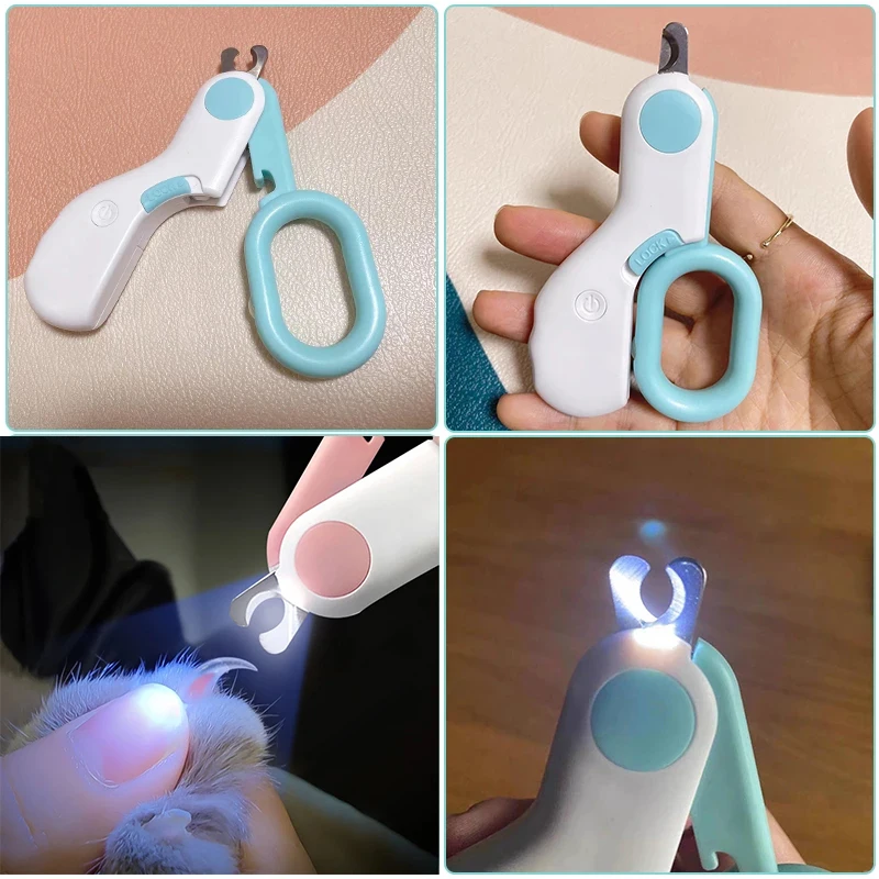 Professioneller Nagelknipser für Haustiere, LED-Licht, Nagelknipser – Bild 6