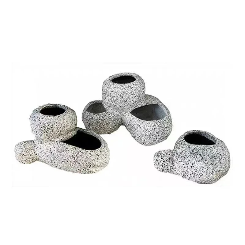 Keramik Aquarium Dekor Felsen Höhle Stein Dekoration Aquarium Zucht – Bild 5