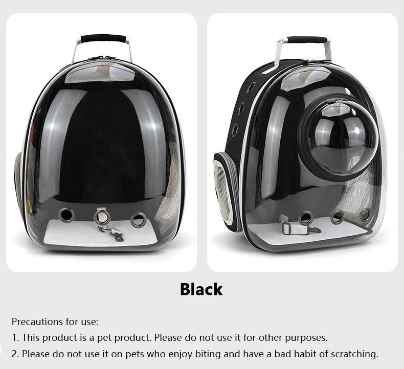 Haustier-Tragetasche für Katzen, Atmungsaktiver Transparenter Rucksack – Bild 4