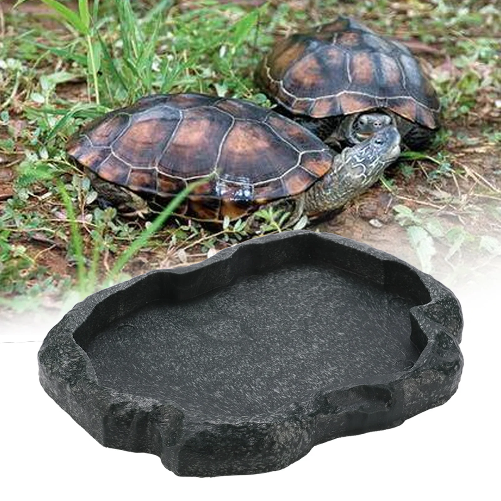Futternapf aus ABS-Harz für Reptilienfelsen und Wassernapf – Bild 4