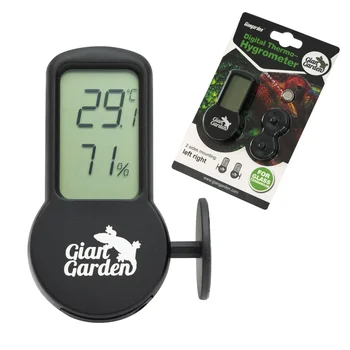 Reptilien-Hygrometer und Thermometer für Terrarium, Gecko/Bärdrache/Frosch/Schildkröte, Lebensraumüberwachung