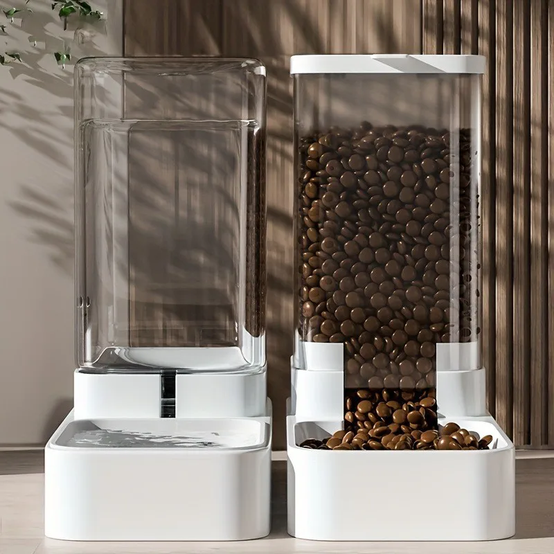 Automatischer Wasser- und Futterautomat für Katzen und Hunde, Futternapf, Futterbehälter, Trinkwasser-Gadget