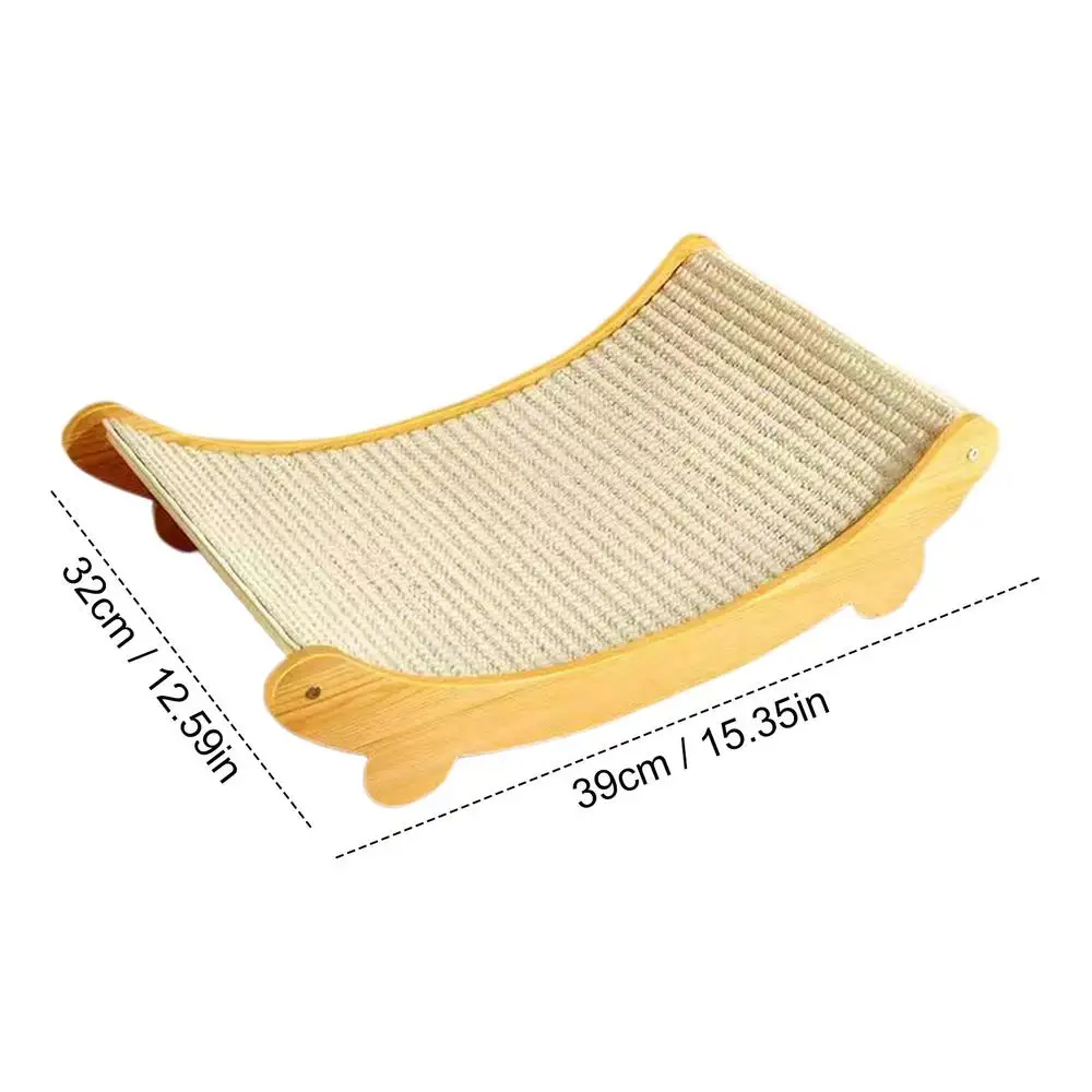 Sisal Katze Scratcher Protable Katze Kratzbrett Schleifen Klaue Spielzeug Für Katzen Tragen-beständig Haustier