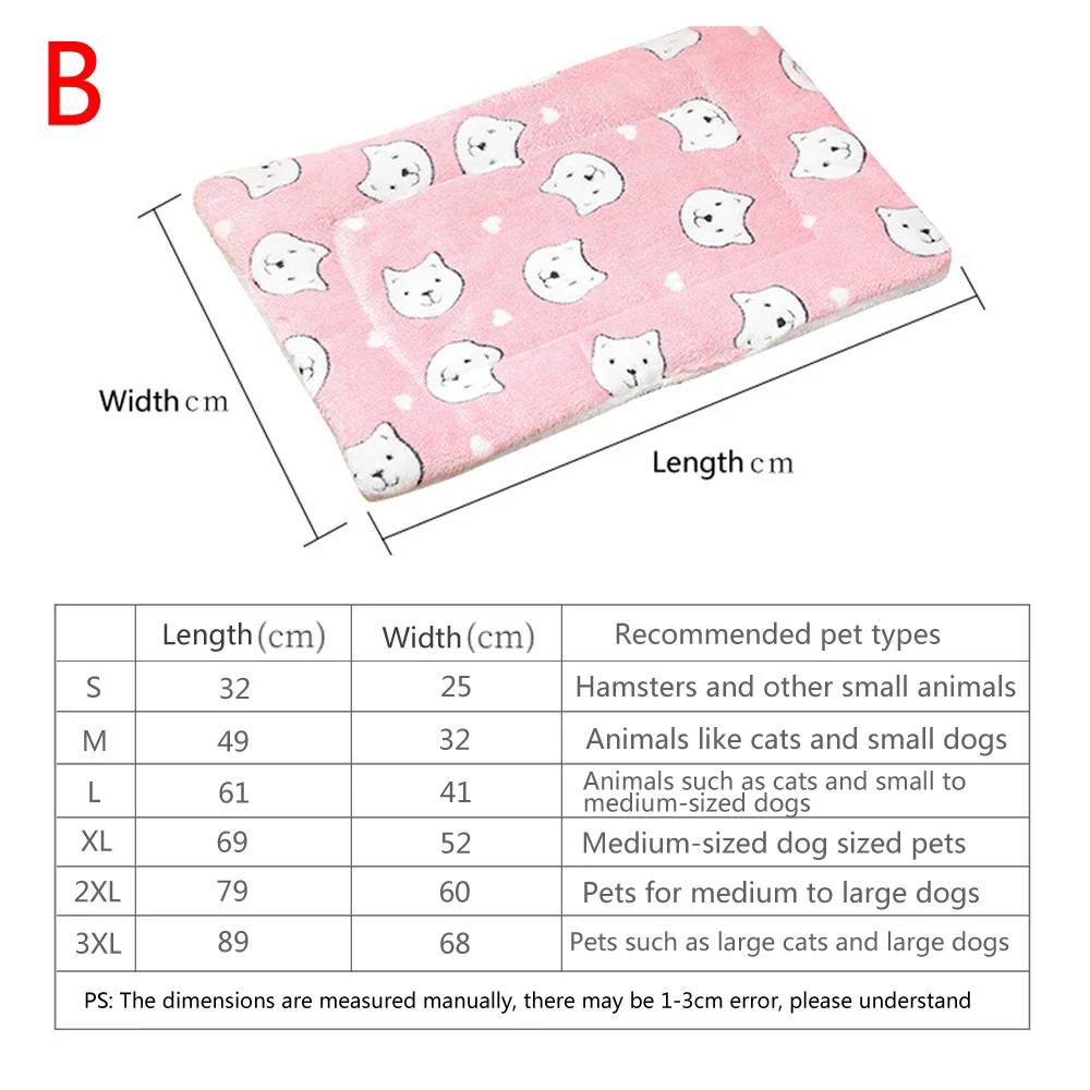 Flanell-Haustiermatte, Hundebett, Katzenbett, verdickte Schlafmatte – Bild 6