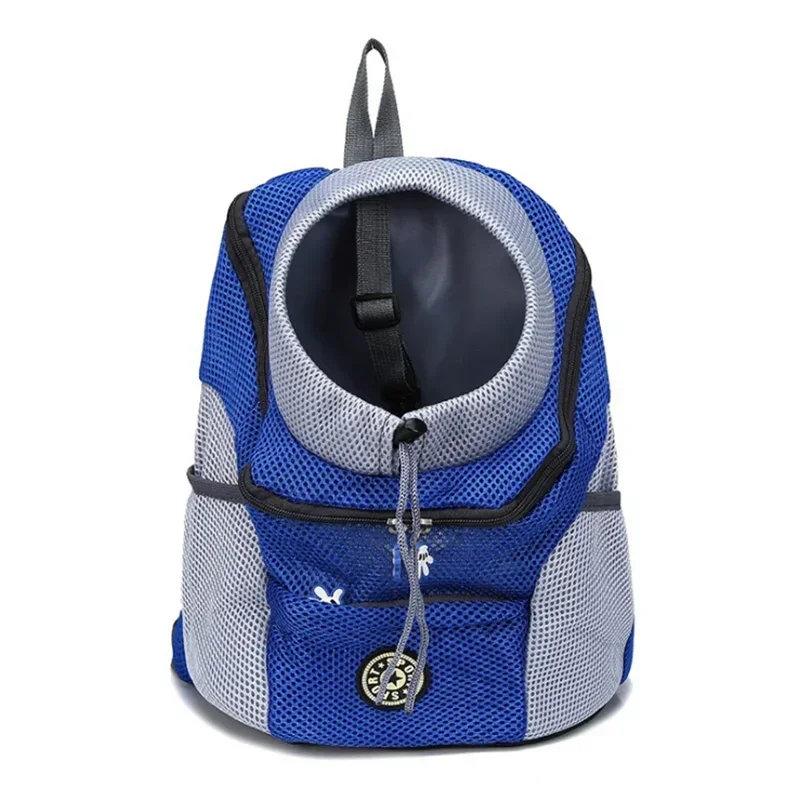 Hunde-Haustier-Rucksack, Reisetasche, Vorderrucksack, atmungsaktiv, verstellbar, mit reflektierenden