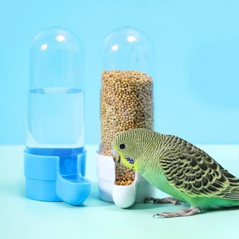 Vogel Wasser Trinker Feeder Waterer mit Clip Haustier Vogel Liefert Spender Flasche Trinkbecher Schalen