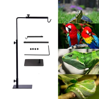 Verstellbarer Reptilien-Lichtständer, 38-64 cm, Geeignet für Haustier-Reptilien, Amphibien-Aquarien