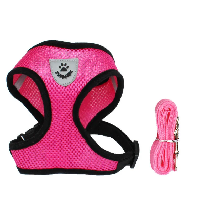 Katze Hundegeschirr Verstellbare Weste Walking Lead Leine für Welpen – Bild 6