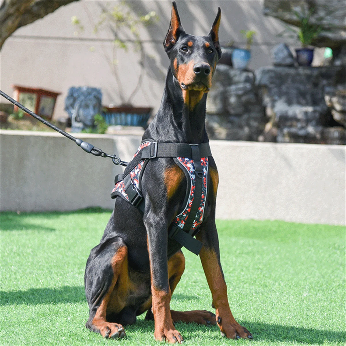 Hundegeschirr Reflektierendes Brustgeschirr für Hunde Anpassbares – Bild 5