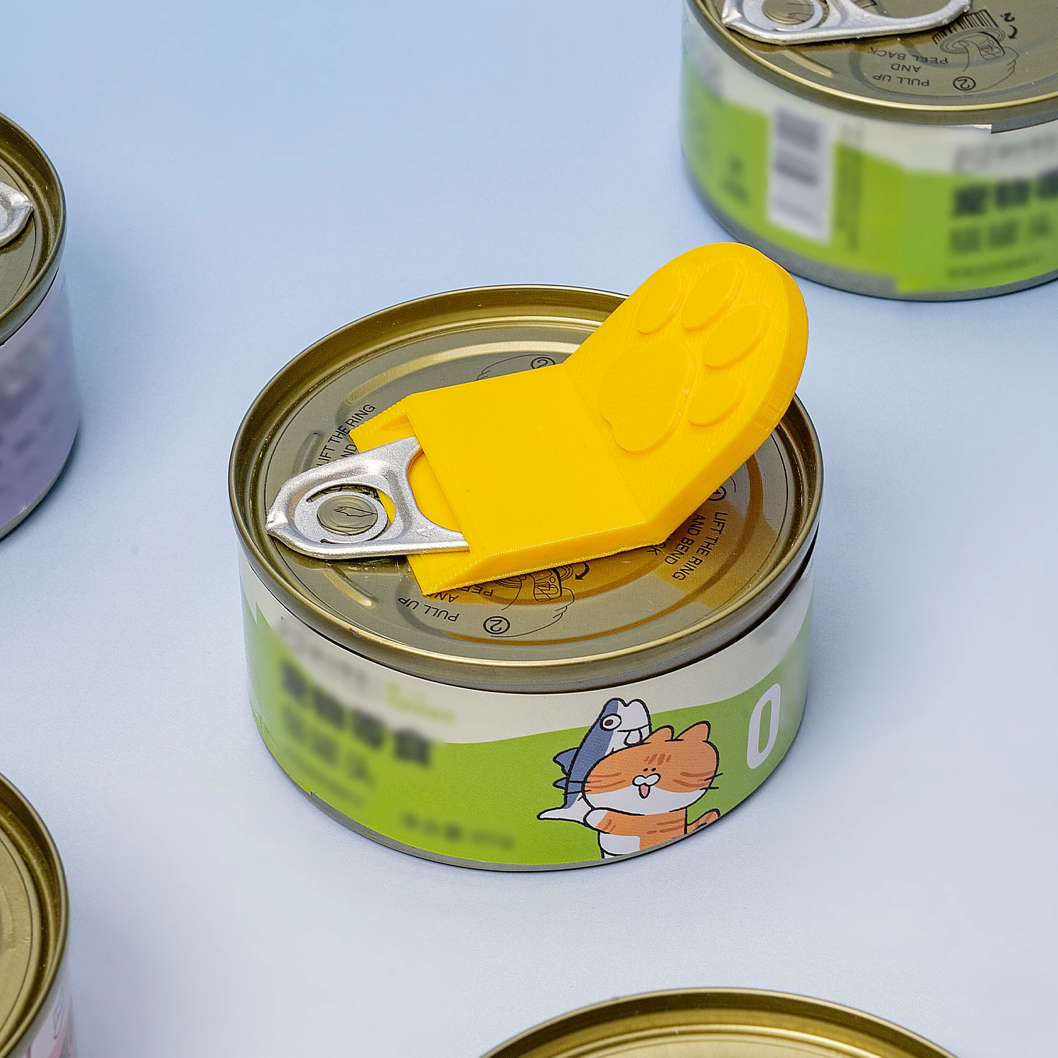 3D-Gedruckter Kreativer Katzenpfoten-förmiger Tierfutter-Dosenöffner – Bild 6
