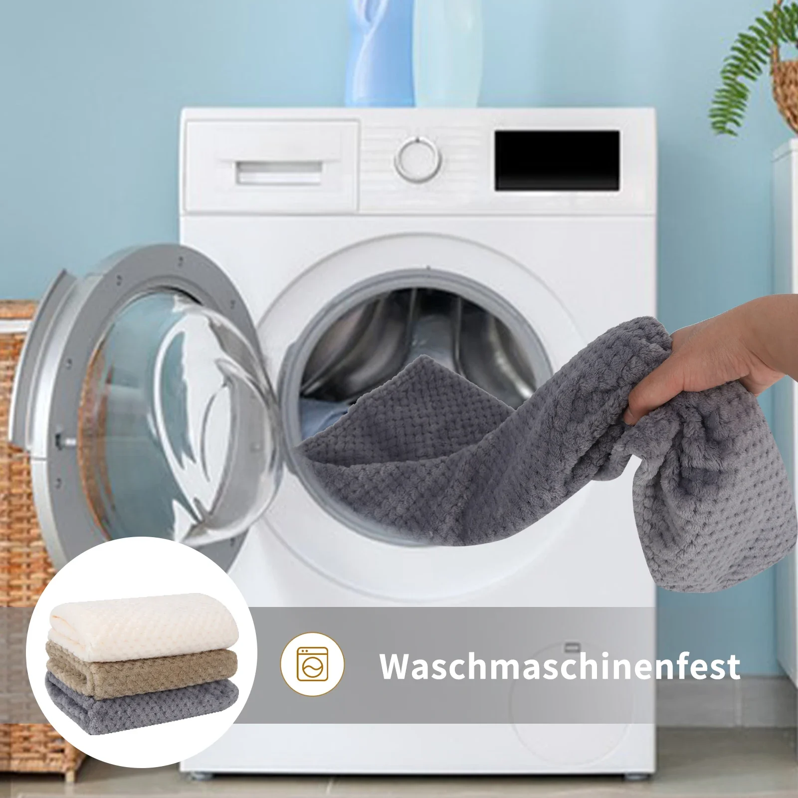 Weiche Haustier Decke Plüsch Hund Schlafen Decke Einfarbig Waschbar – Bild 3