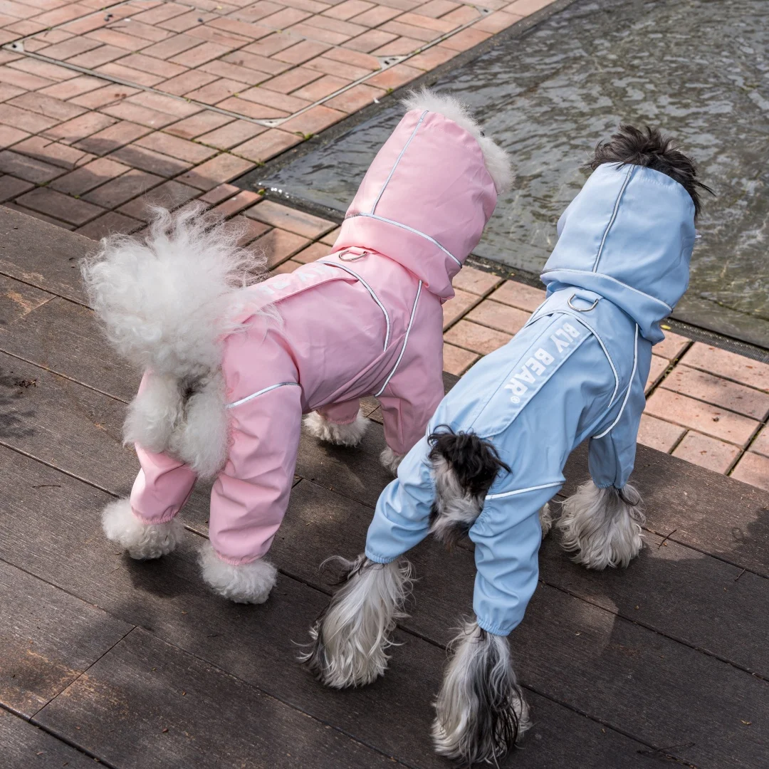 Hunde-Regenmantel Outdoor-Jacke für Kleine und Mittelgroße Hunde – Bild 4