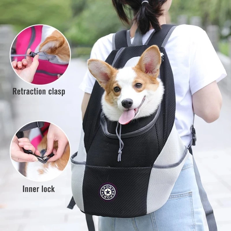 Haustier-Hundetransporttasche Rucksack Outdoor Tragbare Hundetransporttasche Rucksack