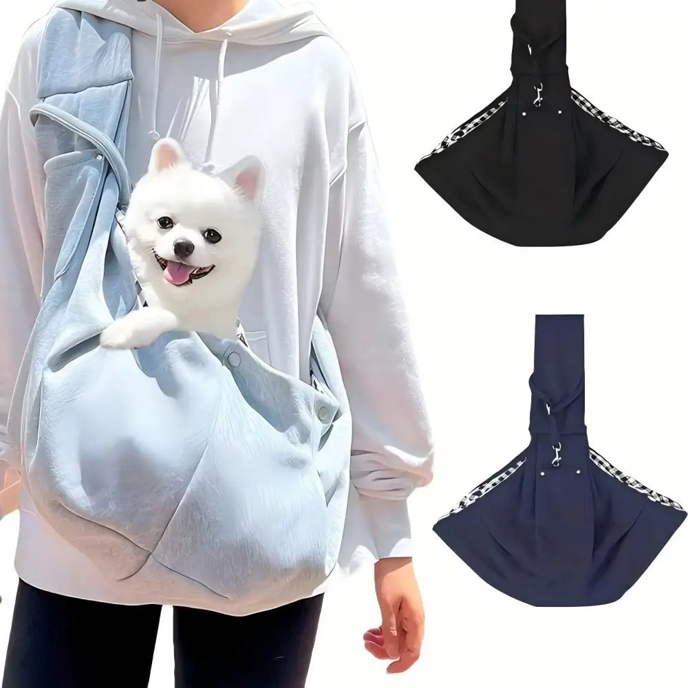 Outdoor-Haustiertransporttasche Tragbare Schultertasche Katzen-Wandertasche Reise-Transporttasche für Kleine