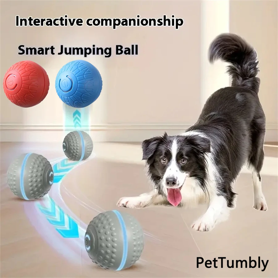Intelligenter Hundespielball Automatischer Interaktiver Elektronischer Rollender USB-Aufladbarer Beweglicher