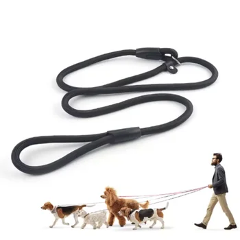 Verstellbare Nylon-Hundeleine, Trainingsleine für Haustiere, Zuggurt, Halsband und Leine für Hunde