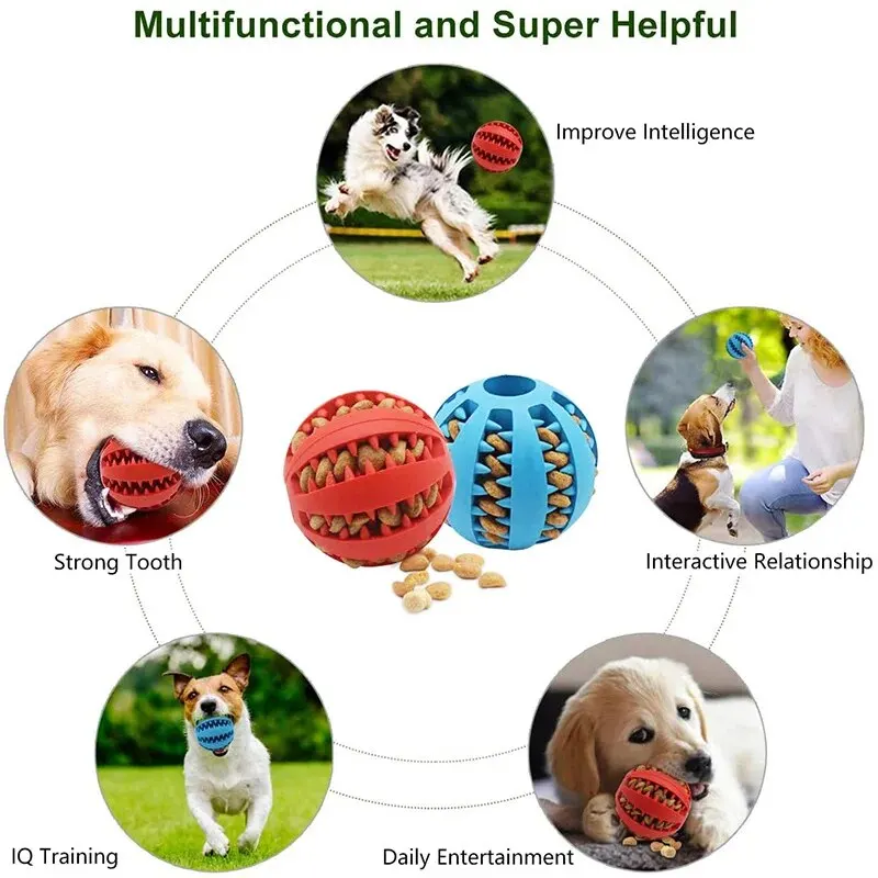 Hundespielzeugball, ungiftiger, bissfester Spielzeugball für Hunde – Bild 5