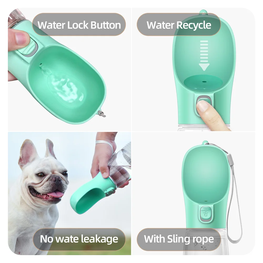 Hundewasserflasche für Haustiere, Hunde, Katzen, Wasserspender – Bild 4