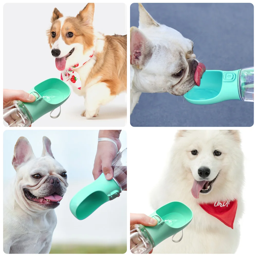 Hundewasserflasche für kleine große Hunde, Katze, tragbarer – Bild 5