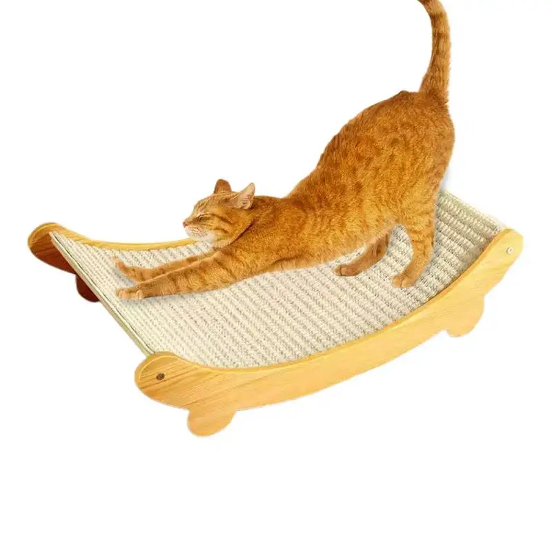 Sisal Katze Scratcher Protable Katze Kratzbrett Schleifen Klaue – Bild 3