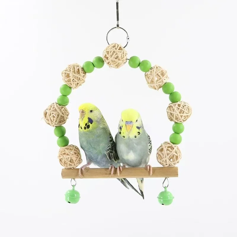 Vogelspielzeug Schaukel Papageienspielzeug Schaukelzubehör – Bild 4
