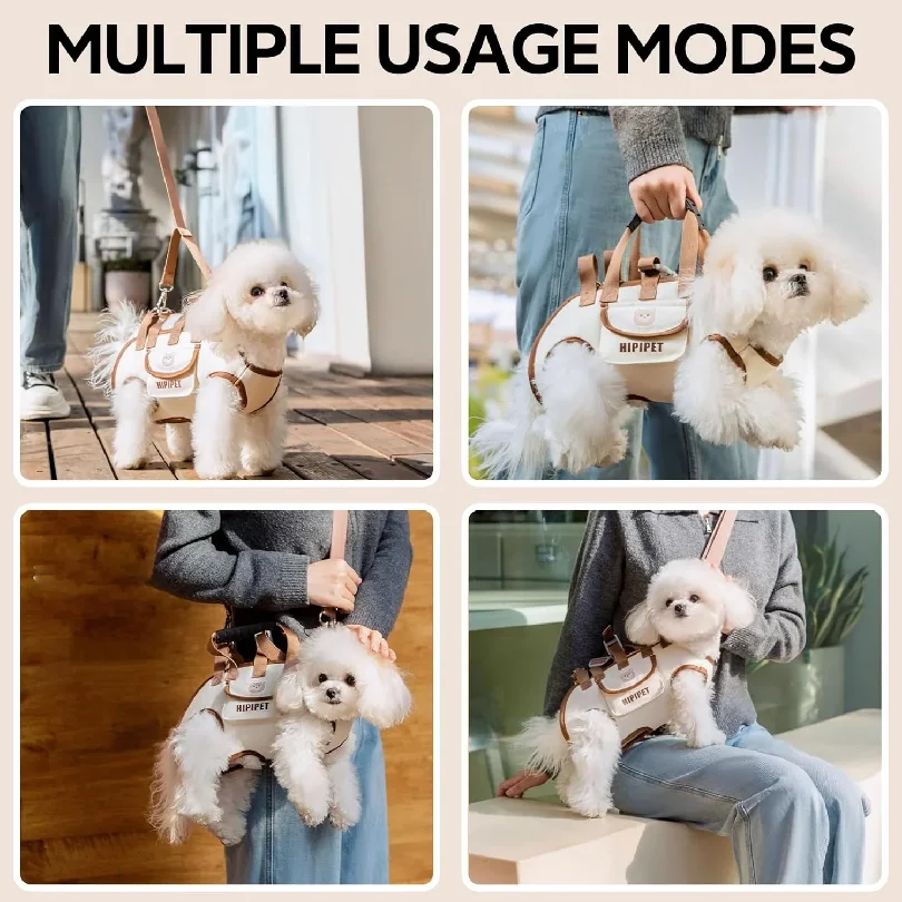 Niedlicher Hunde-Rucksack-Träger - Ideal für Kleine bis Mittelgroße – Bild 6