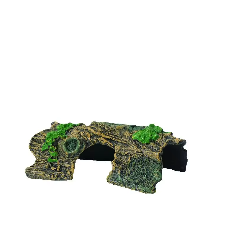 Simulierte Reptilien-Versteckhöhle Terrarium-Dekoration für Eidechsen-Habitat