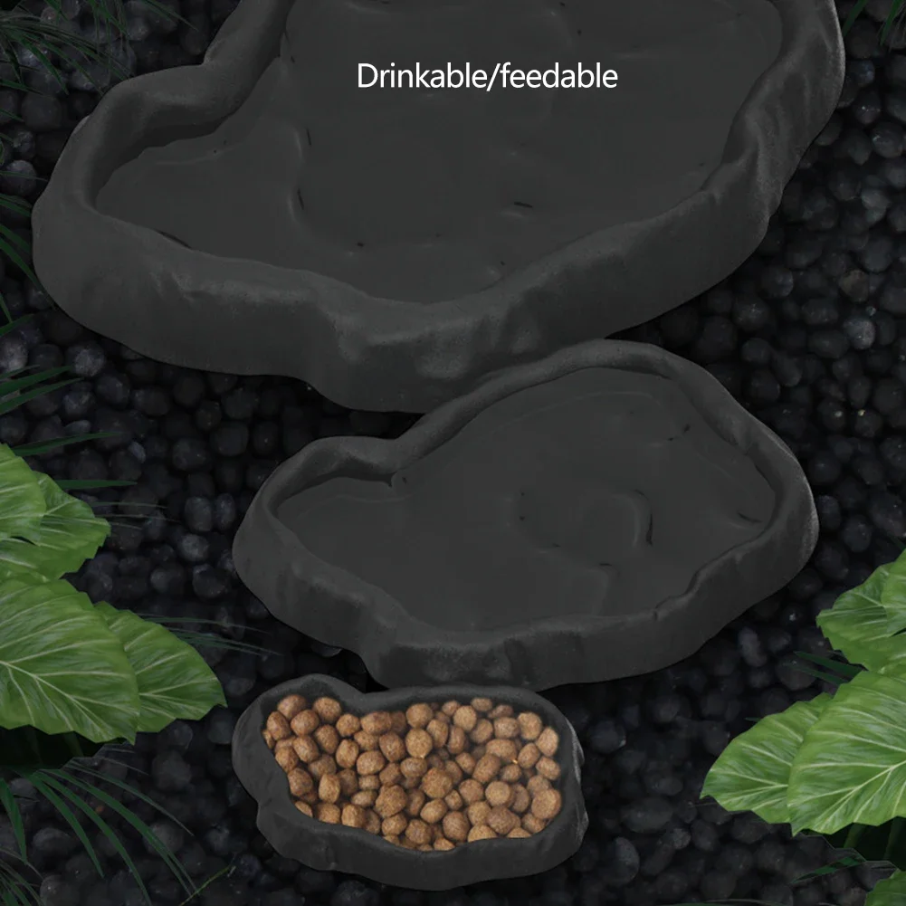 Crawler Pet Feeder Becken Reptilien Amphibien Trinken Feeder Schildkröte Skorpion Eidechse Krabben Schüssel