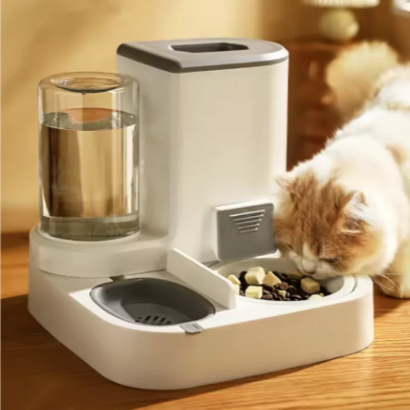 Katzenfutterspender, Wasserspender, Hundenapf, Katzennapf, gleichmäßige Futter- und Wasserversorgung