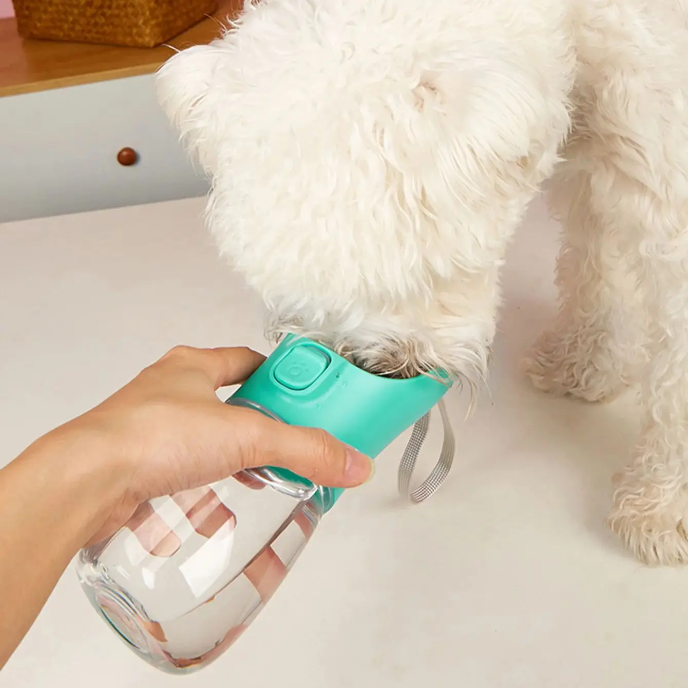 Tragbare Wasserflasche für große Hunde für kleine große Hunde – Bild 5