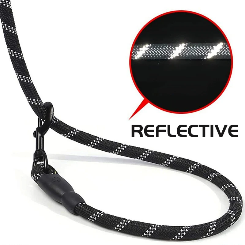 Reflektierende Hundeleine mit bequemem, gepolstertem Griff – Bild 4