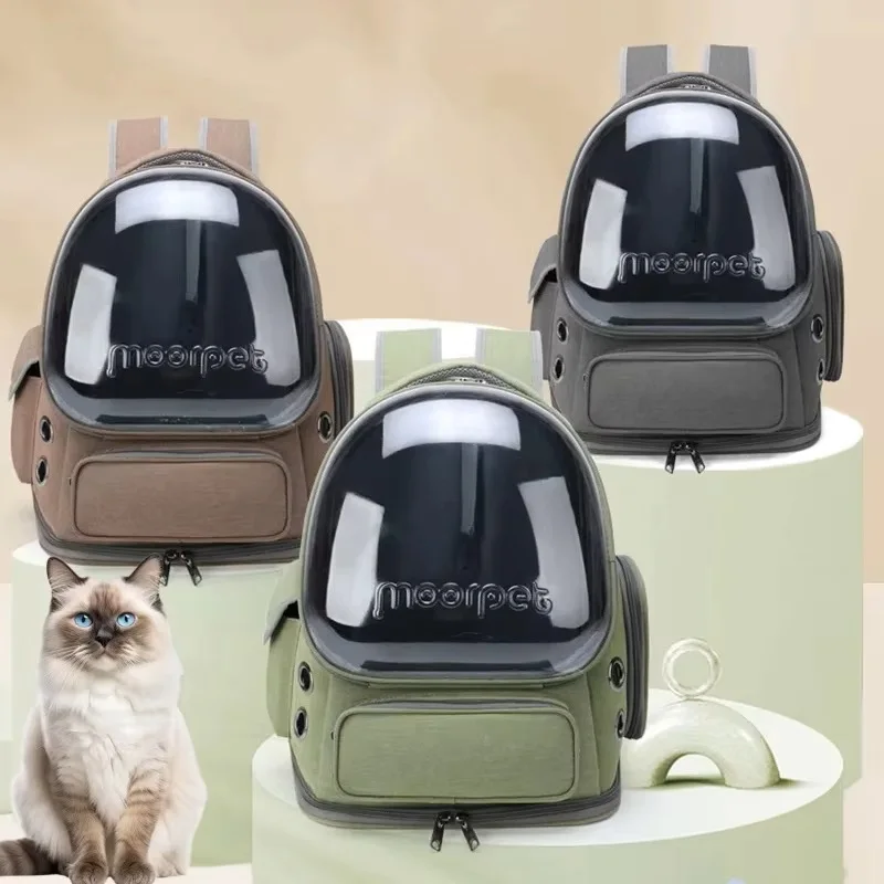 Haustier-Katzentransporttasche Outdoor-Reiserucksack für Katzen Kleine Hunde Belüftete Atmungsaktive