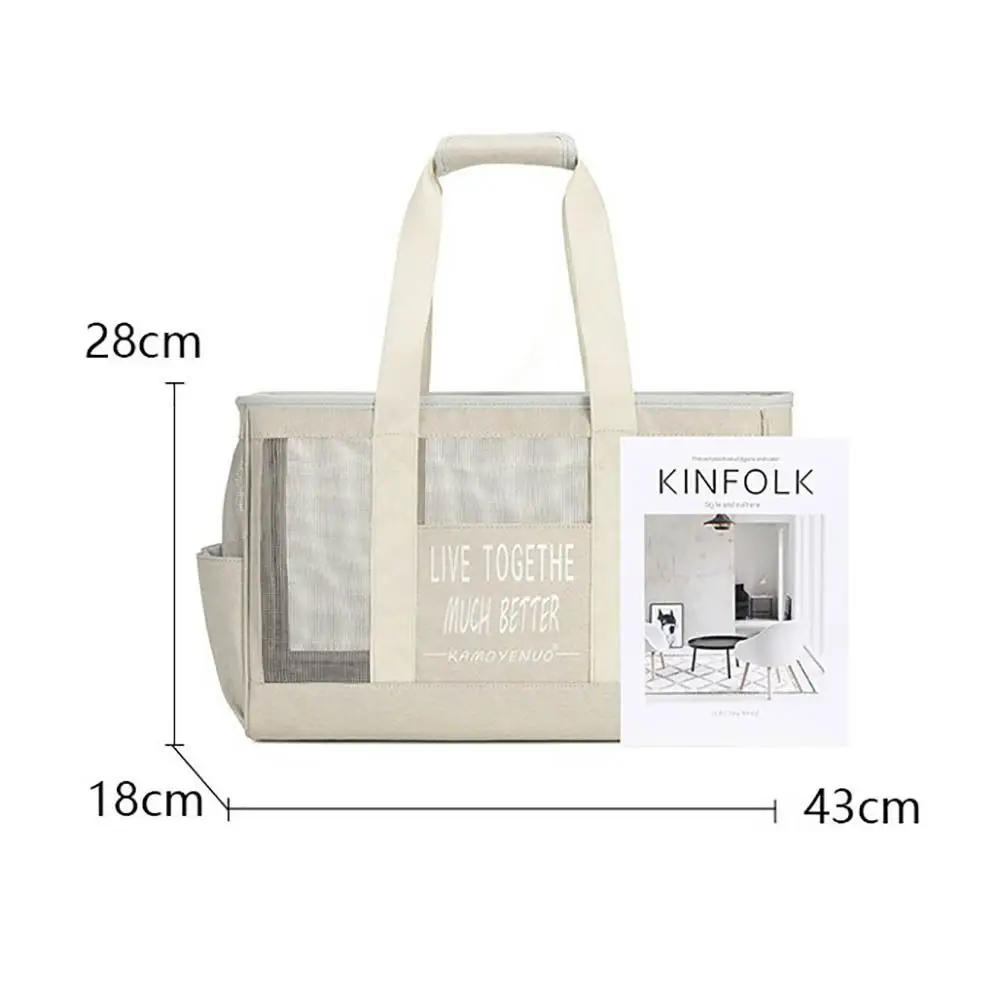 Robuste Oxford-Katzenträger-Handtasche, große Kapazität, atmungsaktive – Bild 6