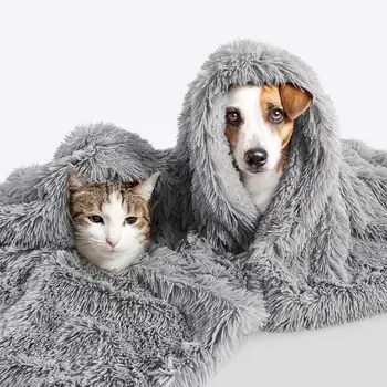 Hundedecke Weich und Hautfreundlich, Warm im Winter, Mehrfarbiges Hundebett, Haustierzubehör