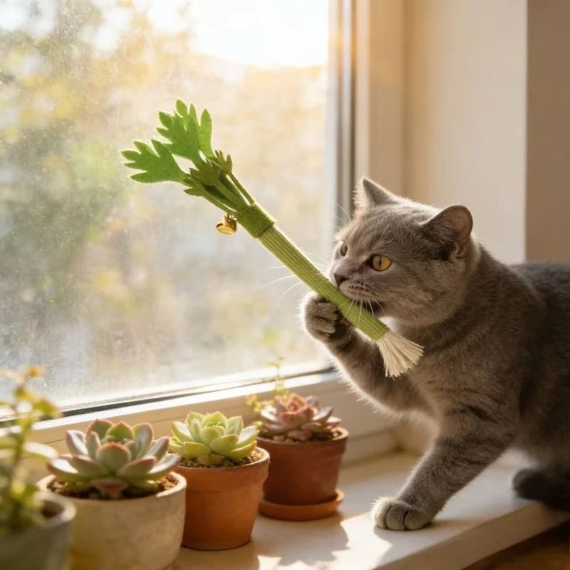 Katzen-Kauspielzeug Katzenminze Katzenzahnreinigungsspielzeug – Bild 3