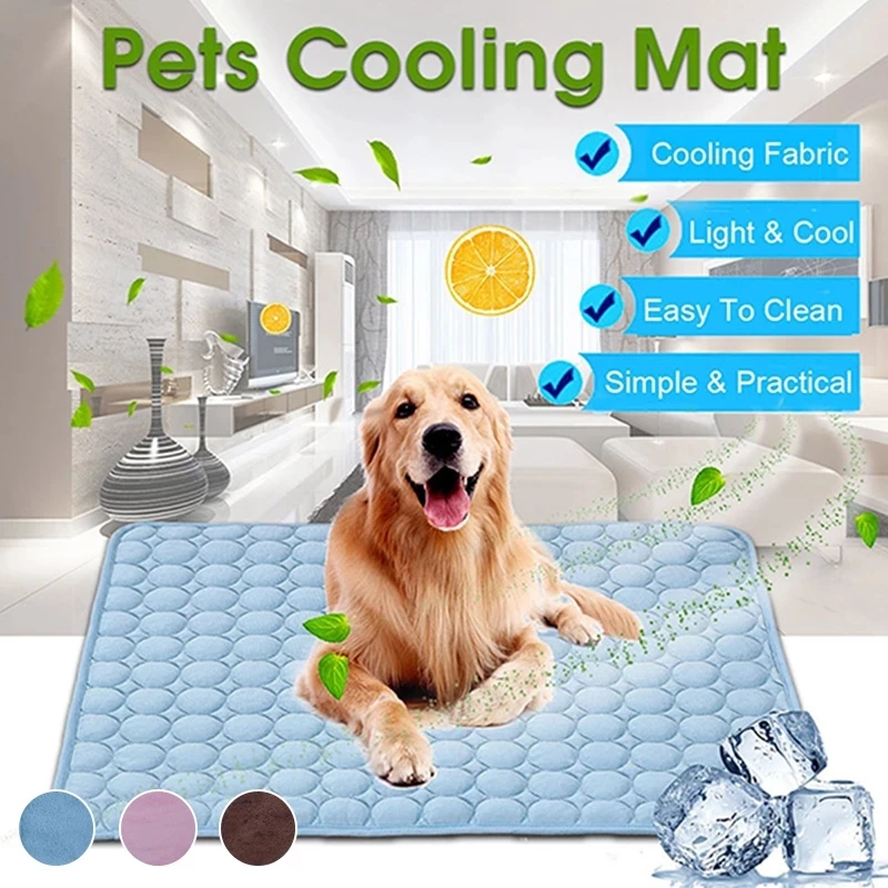 Hundematte, kühlende Sommerunterlage, Matte für Hunde, Katzen, Decke, Sofa, atmungsaktiv, Haustier-Hundebett
