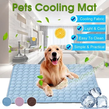 Hundematte, kühlende Sommerunterlage, Matte für Hunde, Katzen, Decke, Sofa, atmungsaktiv, Haustier-Hundebett