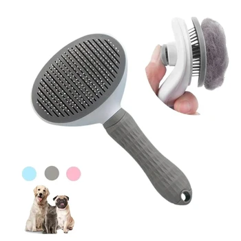 Haustier Katze Haar Bürste Hund Kamm Pflege Und Pflege Katze Pinsel Edelstahl Kamm Für Langes Haar Hund