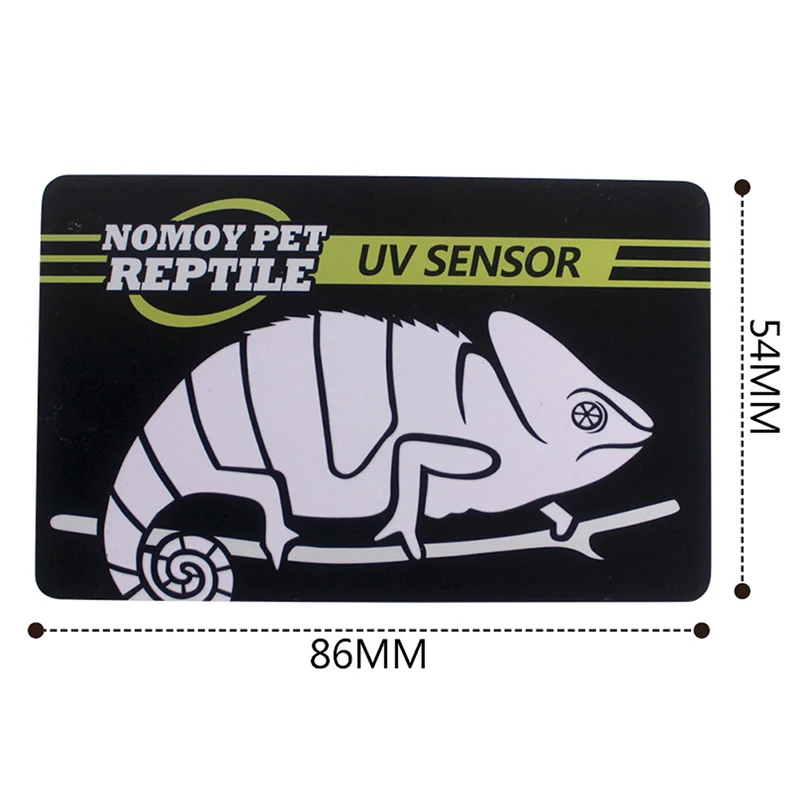 Reptilien Licht Lampe Test Karte UV Tests Papier Tester Meter Heimtierbedarf Schildkröte Ultraviolett Test