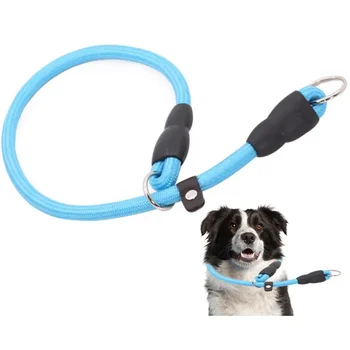 Hundehalsband, P-Kette für Spaziergänge im Hund, verstellbares Hundehalsband, P-Seil, Haustierhalsbänder