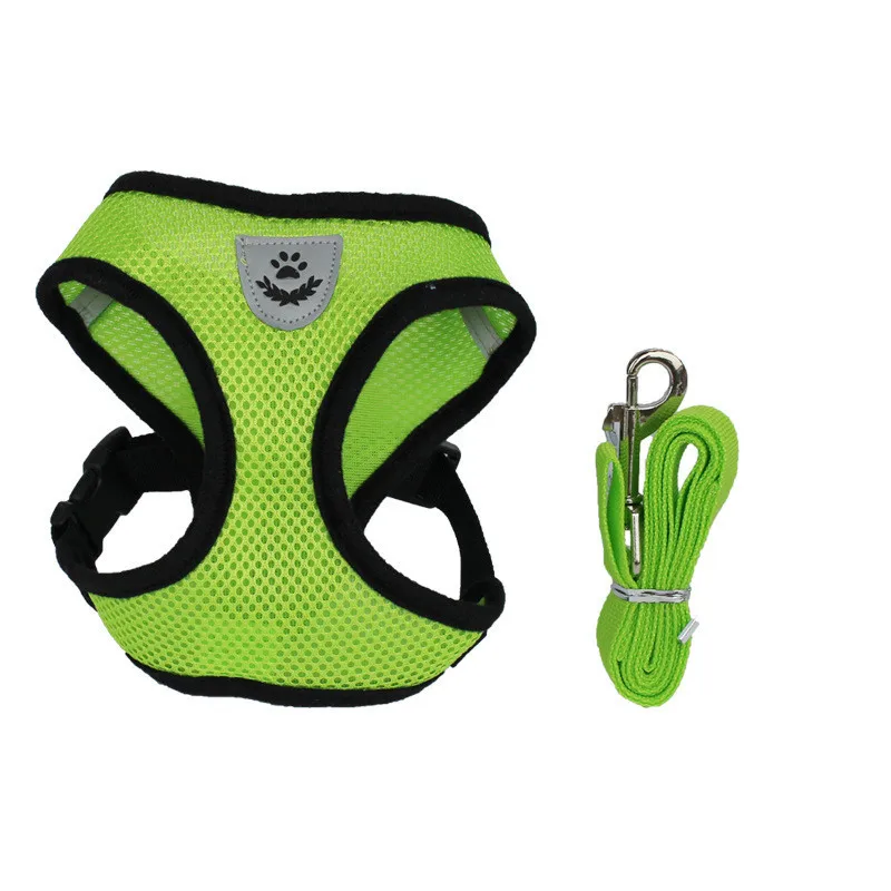 Katze Hundegeschirr Verstellbare Weste Walking Lead Leine für Welpen – Bild 4